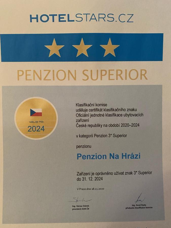 Penzion Na Hrazi Подєбради Екстер'єр фото